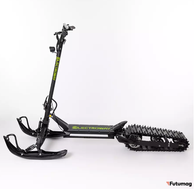 Зимний электроснегокат на гусенице / Гусеничный электросамокат Electroway T4S