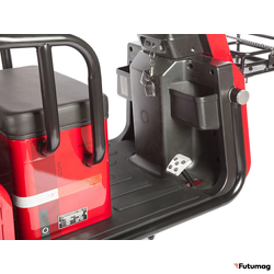 Электротрицикл Wanshida LC-F200 60V 1000Вт красный