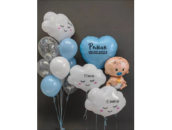 Набор шаров для выписки сына №2