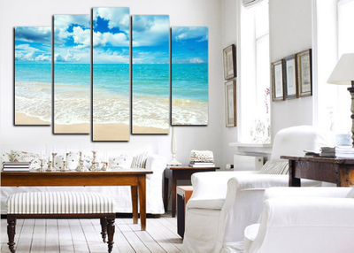 Модульная картина "Голубой океан"