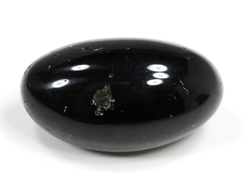 Турмалин черный, Шерл, галтовка, Бразилия (27*16*14 мм, 11 г) №28482