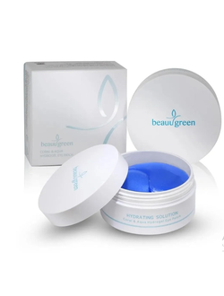 BeauuGreen "Coral & Aqua" Гидрогелевые патчи д/глаз c коралловой пудрой , 60 шт.