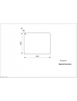 Мойка Reginox Niagara L Right OKG matt