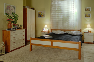 Шкаф КЛАССИК комбинированный из массива сосны 80 Х 58 Х 190 СМ