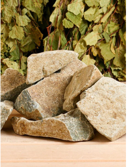 Камень колотый для бань и саун "Порфирит" 20кг