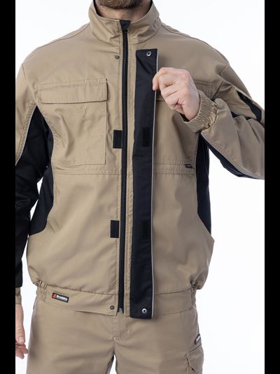 Куртка BRODEKS KS 201 цв. бежевый/чёрный