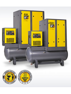 ВИНТОВЫЕ КОМПРЕССОРЫ СЕРИИ AIRSTATION Производительностью до 3,6 м3/мин cо встроенным осушителем (А-1808 - АR-2210-500)