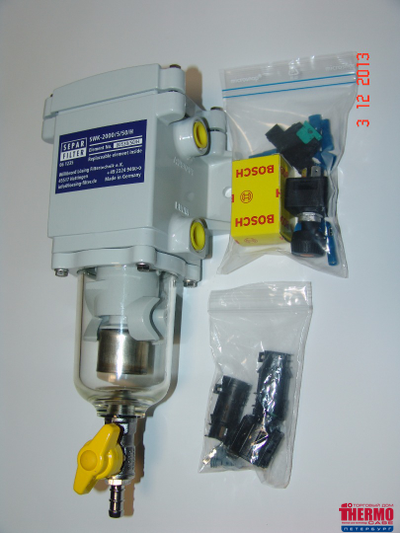 Separ-2000/10/H/12V/250W с подогревом топлива 12В