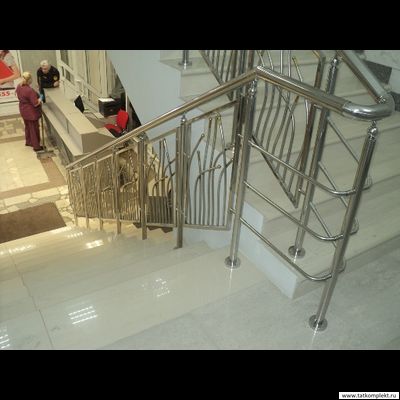 Лестничные ограждения из нержавеющей стали