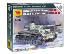 Сборная модель: (Звезда 6251) Немецкий танк T-IV F2