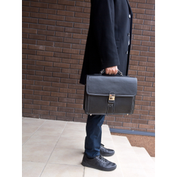 Кожаный портфель Feudo black (арт. 2014-01)