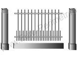Забор сварной арт. 26