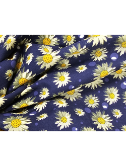 Хлопок 100% Ника 170491 Цвет 2 Синий Кусок 1,20 и 1,60 и 1,60 метра