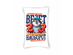 Подушка вертикальная #28 на 23 февраля