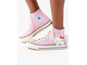 Кеды Converse x Hello Kitty Chuck 70 Pink розовые высокие
