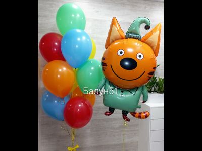 10 шаров на грузе + фигура