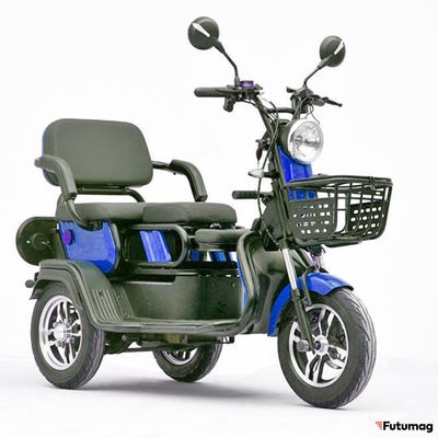 Трицикл GreenCamel Фродо X7 PRO (60V 800W R10) дифференциал синий