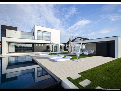 Террасная доска Bruggan Multicolor полнотелая Grey