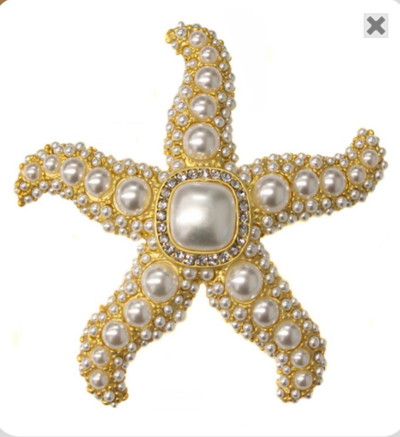 Брошь "Морская звезда"