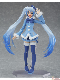 Фигурка фигма Мику Хацунэ (figma Hatsune Miku Snow 2012, Fluffy Coat ver.)
