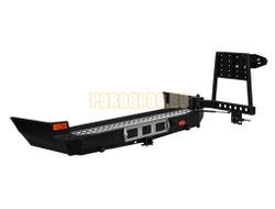 Задний силовой бампер серии Трофи на Toyota LC 100, 105 1997-2007 (03.121.02)