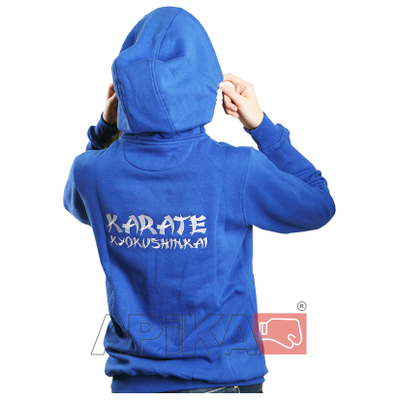 APIKA Толстовка на молнии с вышивкой символики (женская модель)