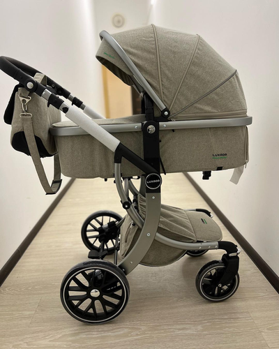 Детская коляска 3 в 1 Luxmom 601A Коричневый