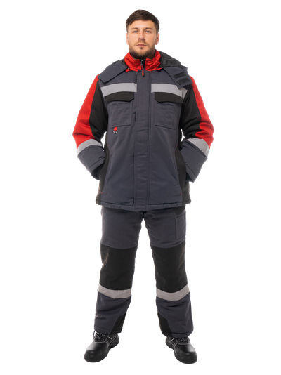 Костюм ФОРМУЛА ЗИМА с полукомбинезоном