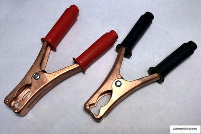 Зажим электрический №6 L=150мм (омедненный) цена за 10 пар