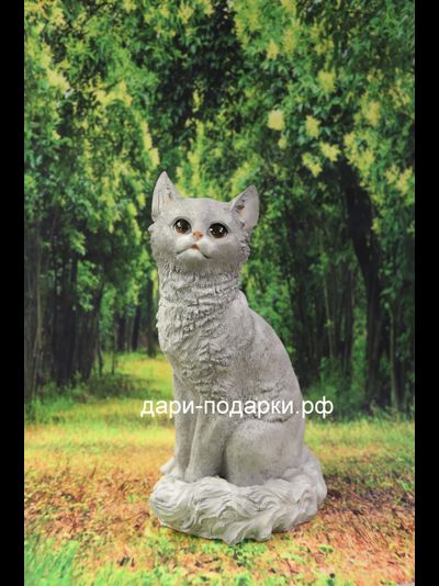 КОШЕЧКА кокетка 37*23см  1кг  полистоун Россия  1125//012478