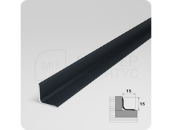 Алюминиевый внутренний уголок Лука УВО 04-27.2700.21 Муар серый