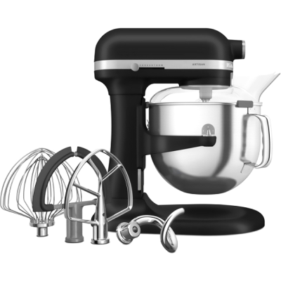 Планетарный Миксер KitchenAid ARTISAN, чаша 6,7 л., черный матовый, 5KSM70SHXEBM