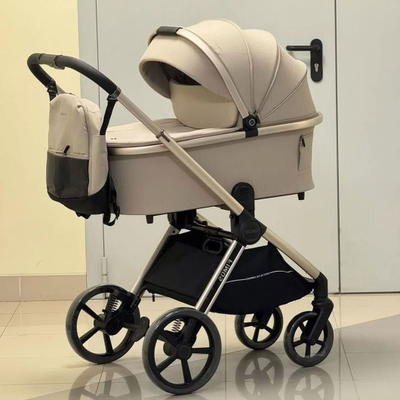 Детская коляска 3 в 1 Luxmom 999 Бежевый