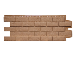 Фасадная панель "Состаренный кирпич", цвет глина, серия стандарт | Grand Line