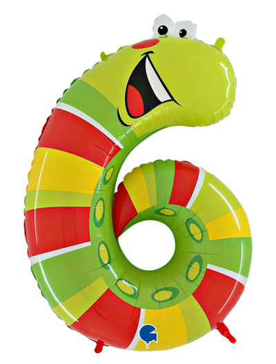 Фольгированная цифра - "Забавные животные"