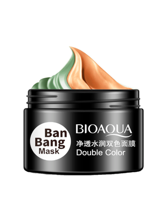 Двуxцветная маска для комбинированной кожи Bioaqua Ban Bang Double Colour Mask