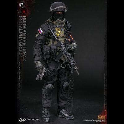 Спецназ ФСБ "Альфа" - Коллекционная ФИГУРКА 1/6 scale RUSSIAN SPETSNAZ FSB ALPHA GROUP (78064) - DAMTOYS