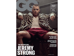 GQ British Magazine March 2023 Jeremy Strong Cover, Мужские иностранные журналы, Intpressshop