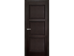 Дверь Турин темный венге, массив ольхи