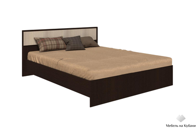 Гармония КР 601 (1600мм) кровать двуспальная Венге/Белфорт (с настилом)