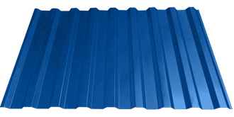 Профнастил С-21, темно-синий (0.55мм)