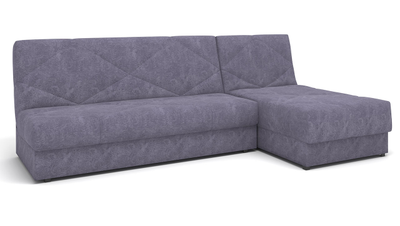 ДВУСПАЛЬНЫЙ РАСКЛАДНОЙ ПРУЖИННЫЙ УГЛОВОЙ ДИВАН-КРОВАТЬ НЕВАДА, НА НОЖКАХ, МЕТАЛЛОСКЕЛЕТ, СО СПАЛЬНЫМ МЕСТОМ И МЕХАНИЗМОМ КЛИК-КЛЯК, БЕЗ ПОДЛОКОТНИКОВ