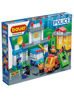 Детский развивающий конструктор Bauer "Полиция" Набор Ограбление банка