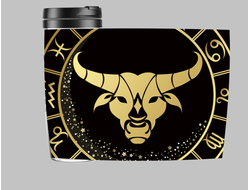 Термокружка с символикой "Быка" №1