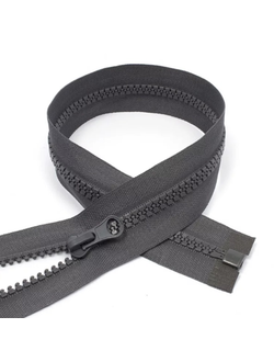 Молния трактор Т5 один бегунок 85 см, цвет темно серый