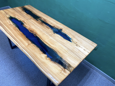 слэб, стол река, карагач, дуб, мебель на заказ, стол из слэба, мебель для ресторана, столешница спил