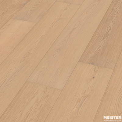Паркетная доска Meister Дуб натур Алебастровый 8734 HD400L