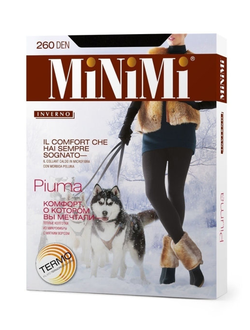 Колготки женские зимние микрофибра MiNiMi Piuma 260 den