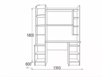Стол компьютерный Омега-1