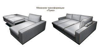 Марко модуль двухместный П2(200) раскладной